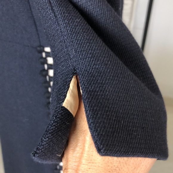 New Chloe wool navy dress size 34 - Picture 5 of 12